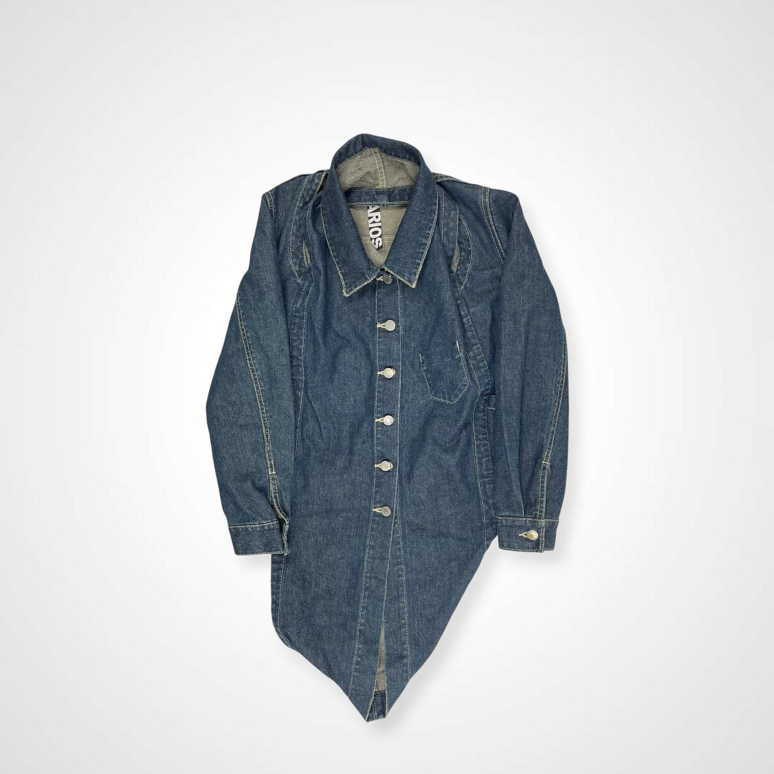 MARIOS マリオス / 変形デニムジャケット インディゴ 参考定価：55,000程度 SIZE:L