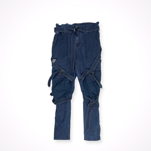 DIESEL / ボンテージカーゴパンツ 転写デニム インディゴ SIZE:29
