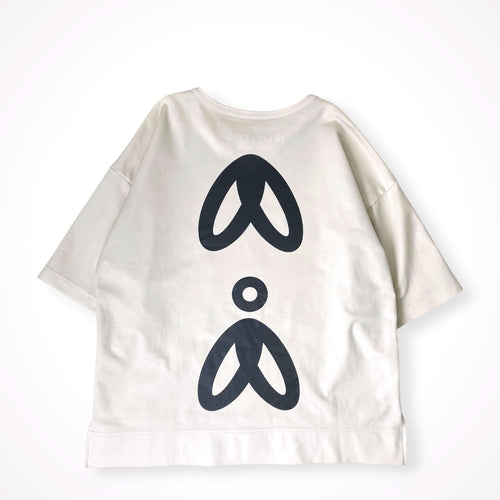 ISSEY MIYAKE × IKKO TANAKA / コラボ 象形グラフィックTEE 参考定価：40,000程度 SIZE:3