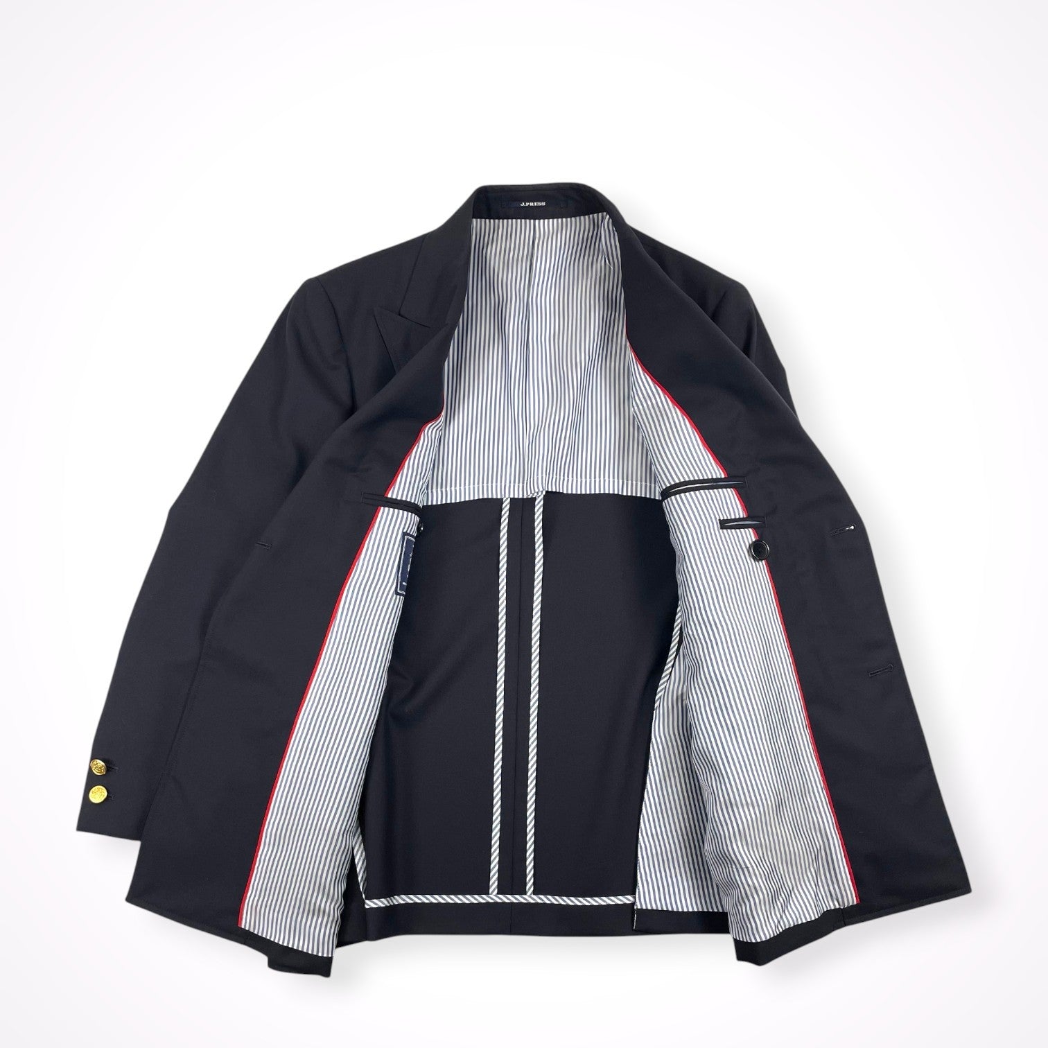 J.PRESS ジェイプレス / 120周年 オーダー 4Bブレザー 金ボタン MTM SIZE:A4