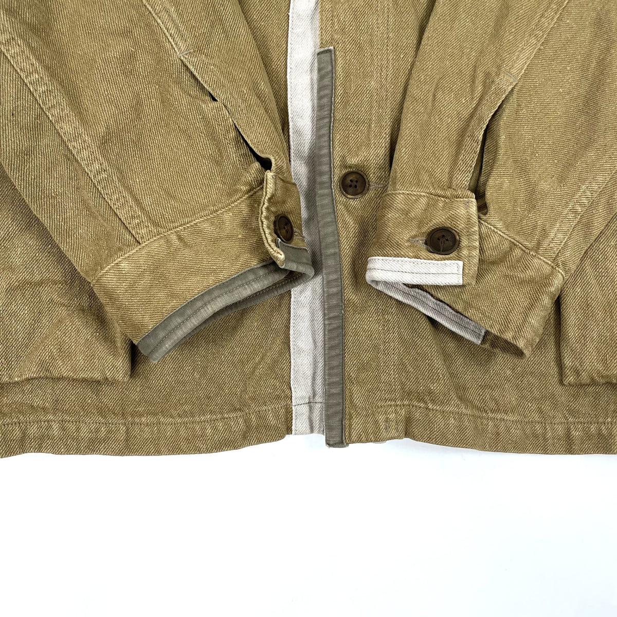 Nigel Cabourn / WORK JACKET REPAIR FINISH HEMP DENIM 参考定価：72,000+tax SIZE:50