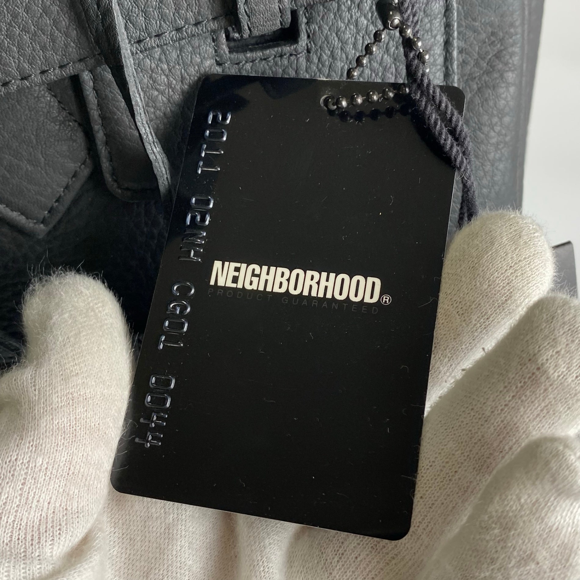 【未使用級】 NEIGHBORHOOD × PORTER / VOYAGER/L-TOTE ボヤージャー レザーバッグ バーキン型