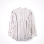 Gymphlex / バンドカラーオーバーシャツ ストライプ 参考定価：14,000+tax SIZE:M