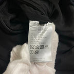 COMOLI コモリ / ナイロンシルク中綿シャツジャケット ブラック 参考定価：48,000+tax SIZE:1