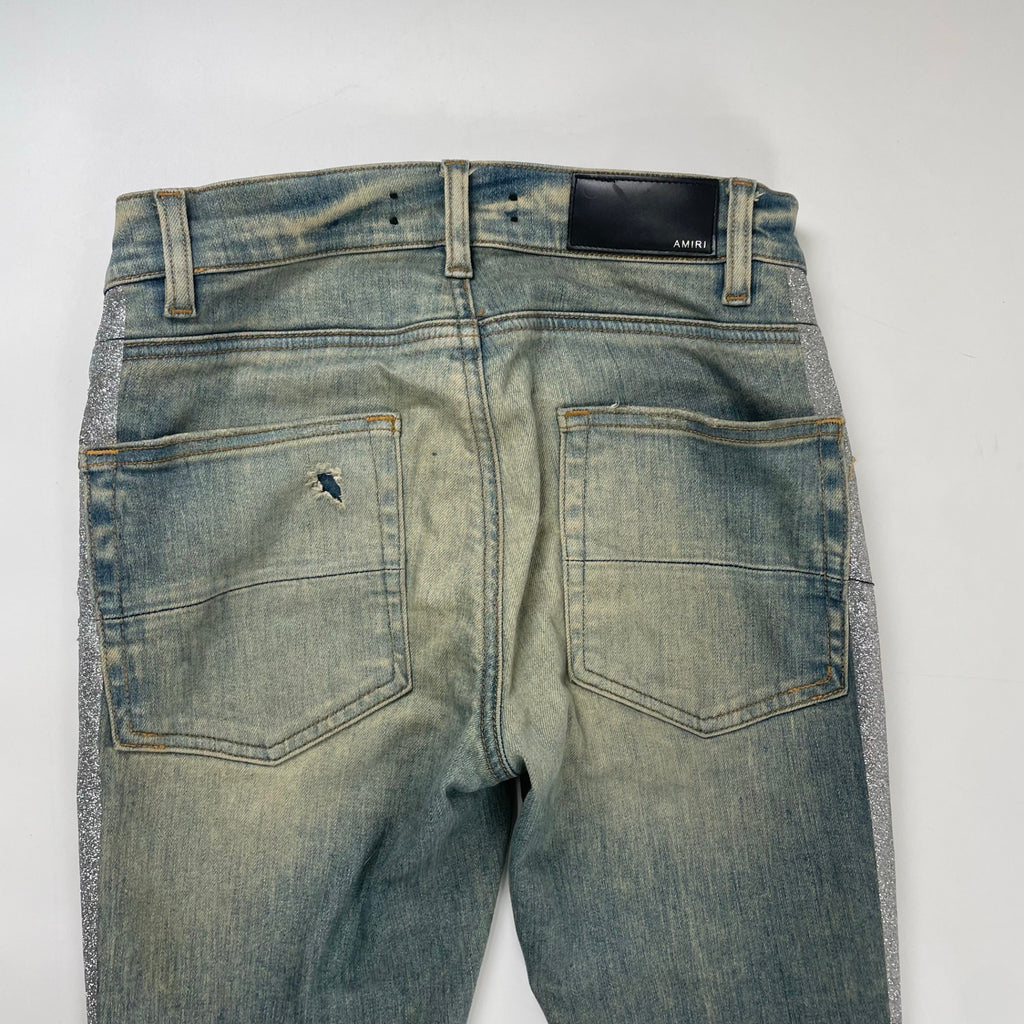 AMIRI / グリッターラメデニムパンツ 参考定価：150,000程度 SIZE:29