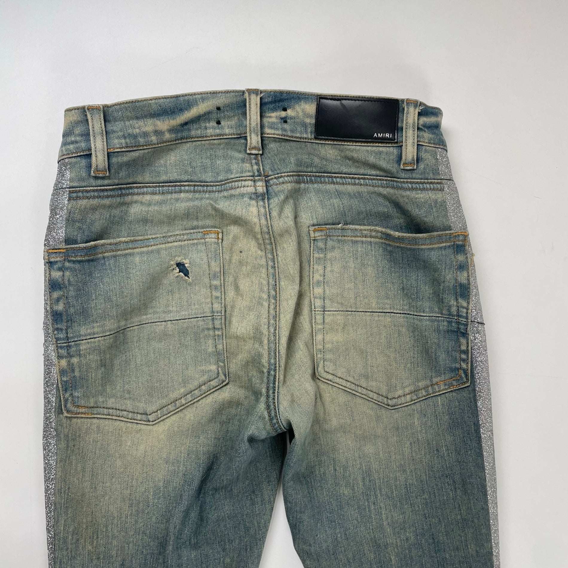 AMIRI / グリッターラメデニムパンツ 参考定価：150,000程度 SIZE:29
