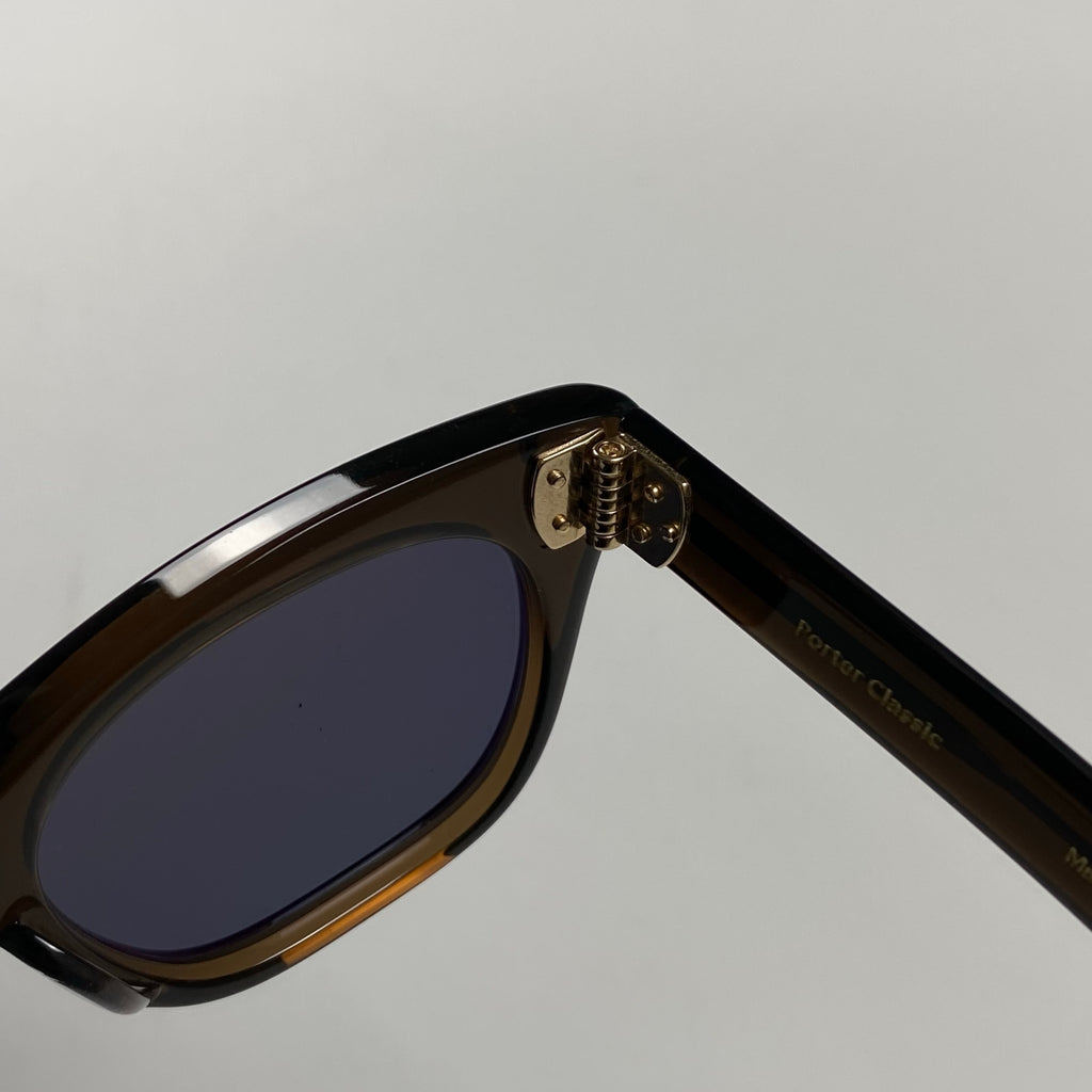 Porter Classics × 金子眼鏡 / SUNGLASSES BEATNIK COLLECTION サングラス ブラウンフレーム  参考定価：47,500+tax