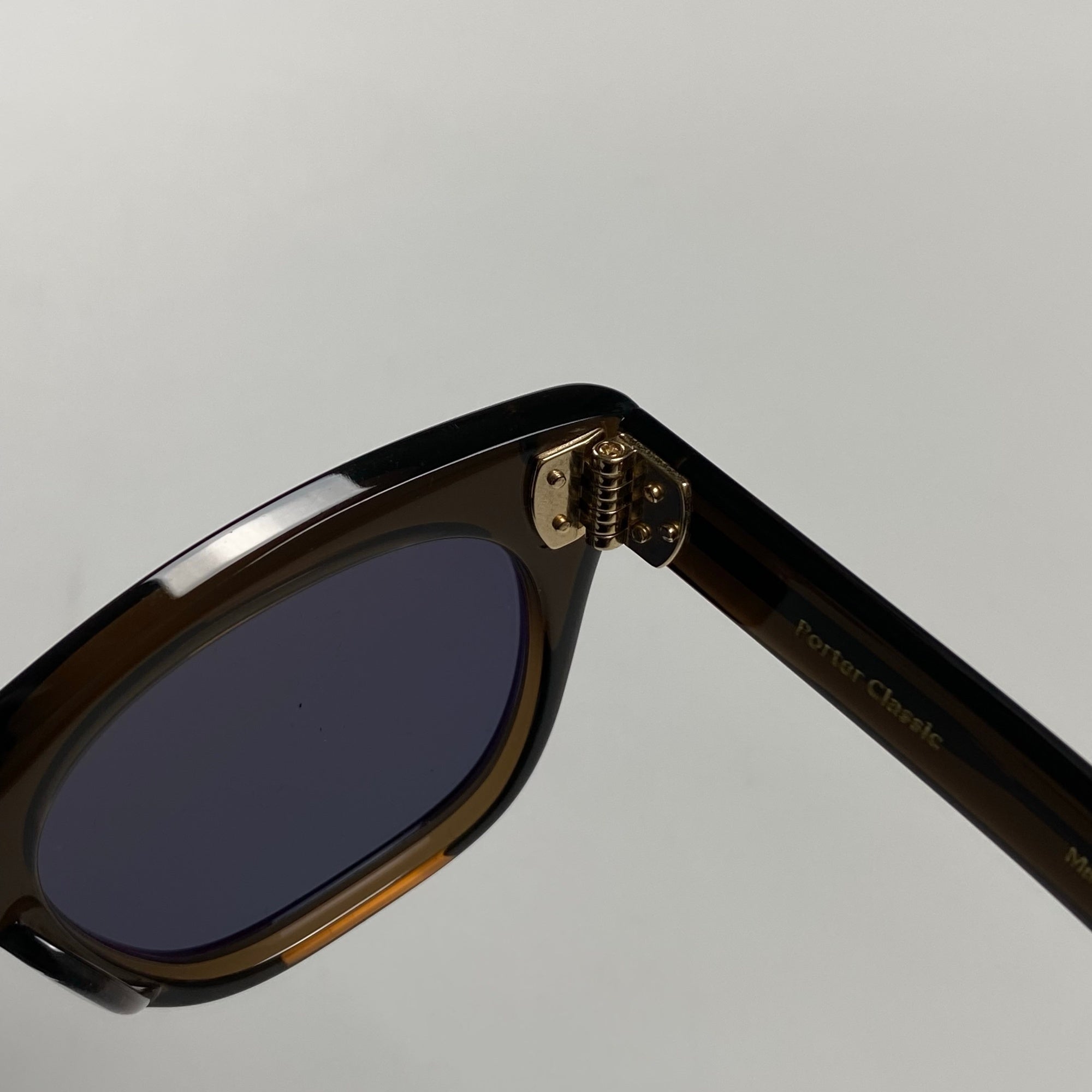 Porter Classics × 金子眼鏡 / SUNGLASSES BEATNIK COLLECTION サングラス ブラウンフレーム  参考定価：47,500+tax