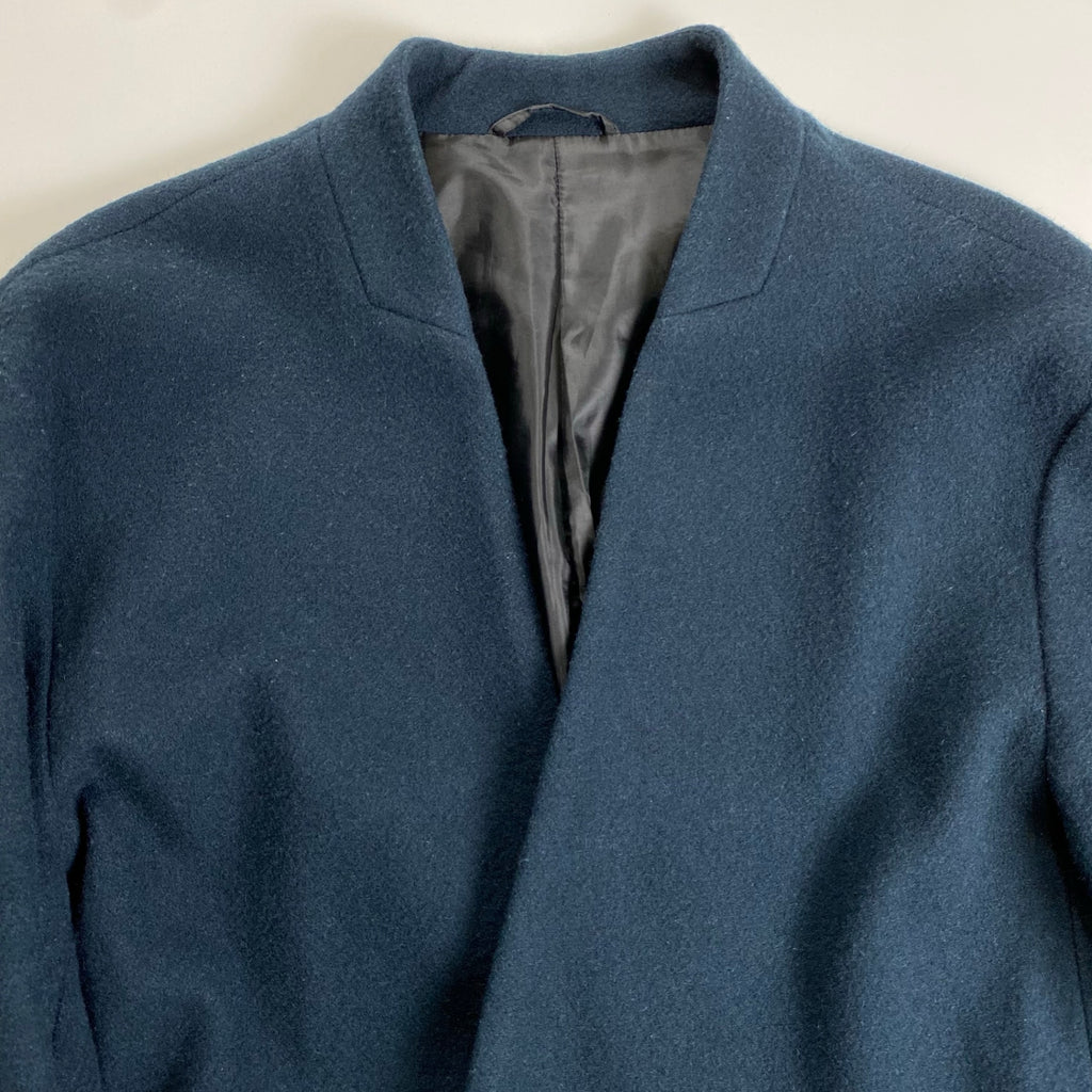 STUDIOUS ストゥディオス / スーパー110sジロンラムメルトンノーカラーコート ネイビー 109551006 SIZE:3