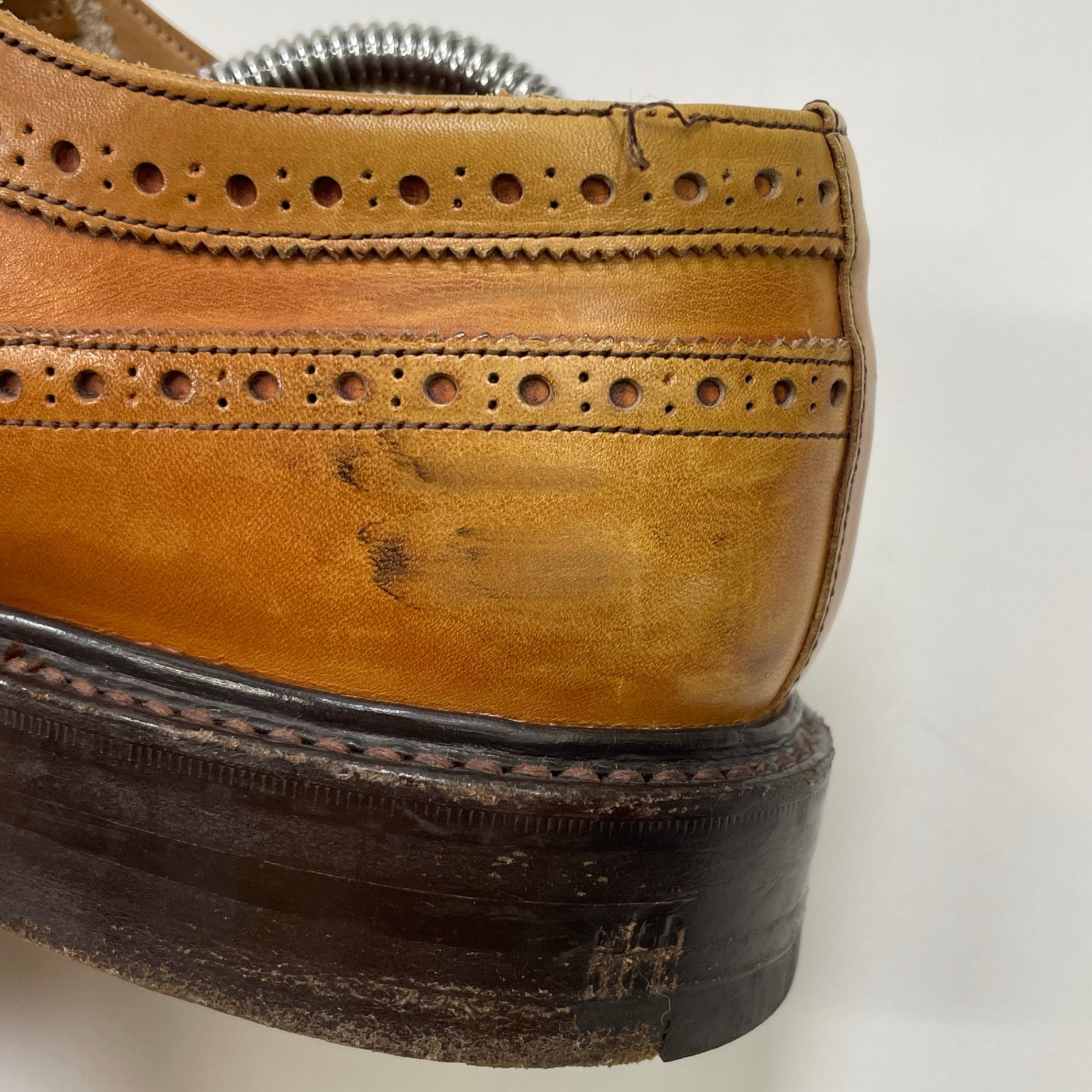 SILAS×CHEANEY サイラス チーニー / コラボウイングチップレザーシューズ 英国製 SIZE:9