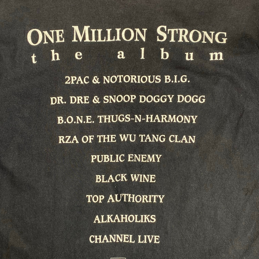 VINTAGE ヴィンテージ / 95年 「Million Man March」 AD TEE  ブラックカルチャー HIPHOP SIZE:XL