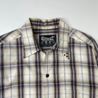 GREASER / シャドーチェックシャツ 参考定価：18,000程度 SIZE:XL
