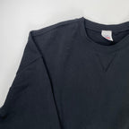 STAR&STRIPE スターアンドストライプ / クルーネックスウェット ブラック 参考定価：9,800+tax SIZE：M