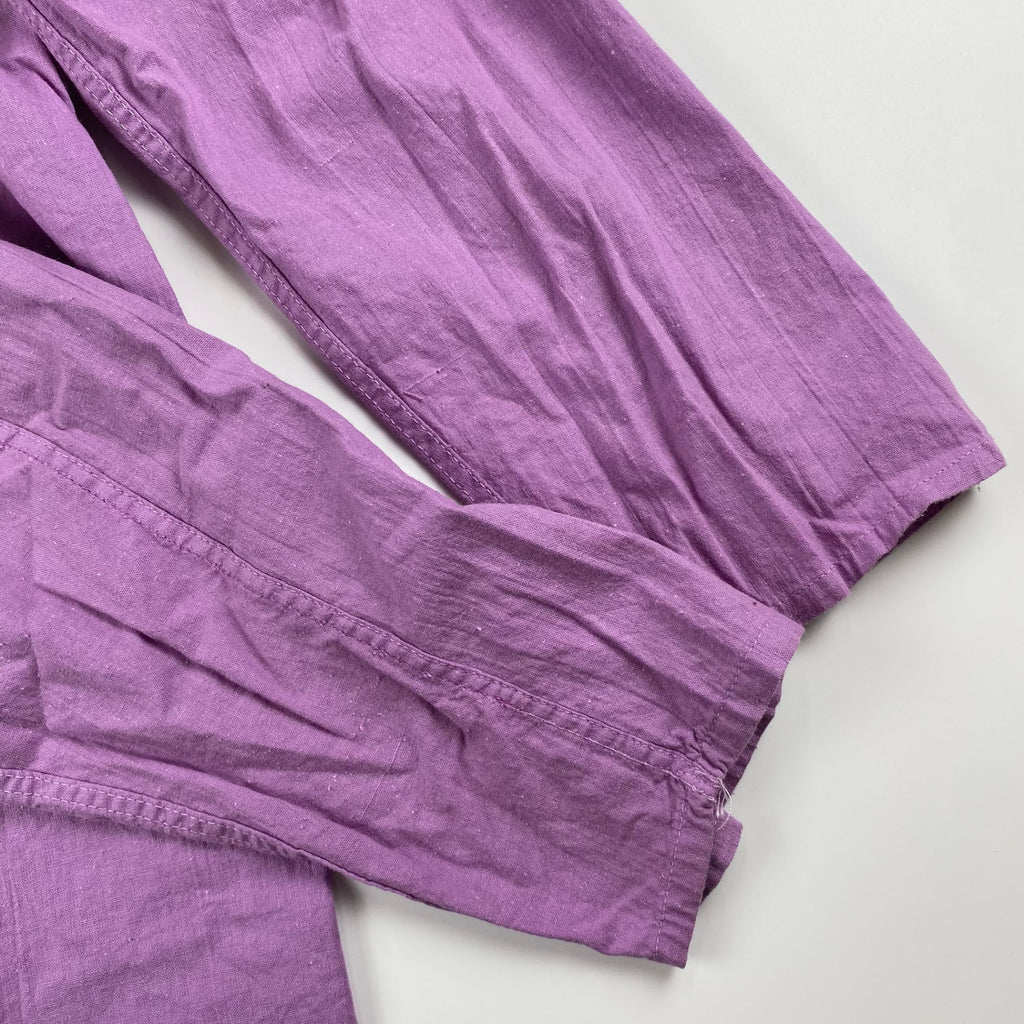 VINTAGE ロシアンミリタリー EURO / 後染め スリーピングシャツ SIZE：L程度