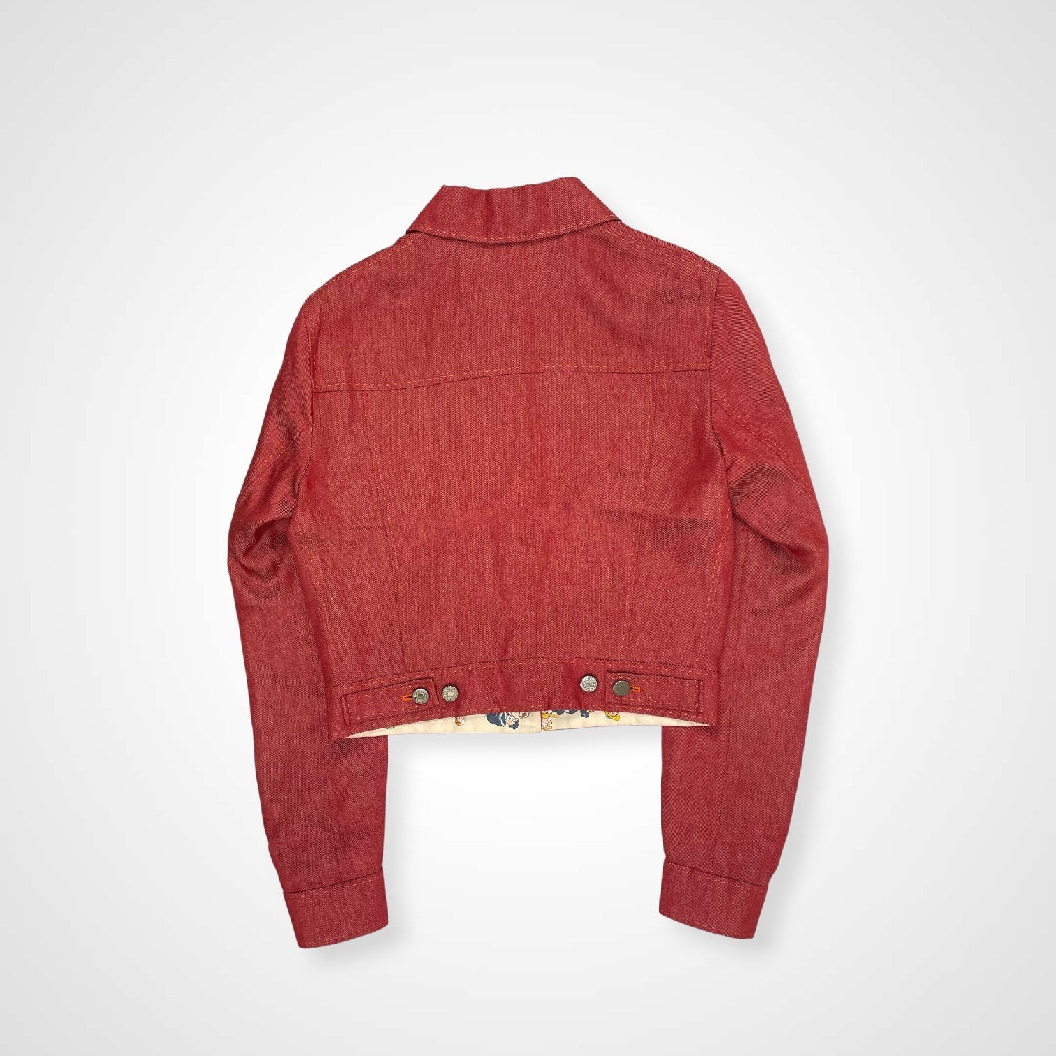 HERMES エルメス / カレライニング リネンデニムジャケット ゴルチエ期 参考定価：520,000程度 SIZE：36