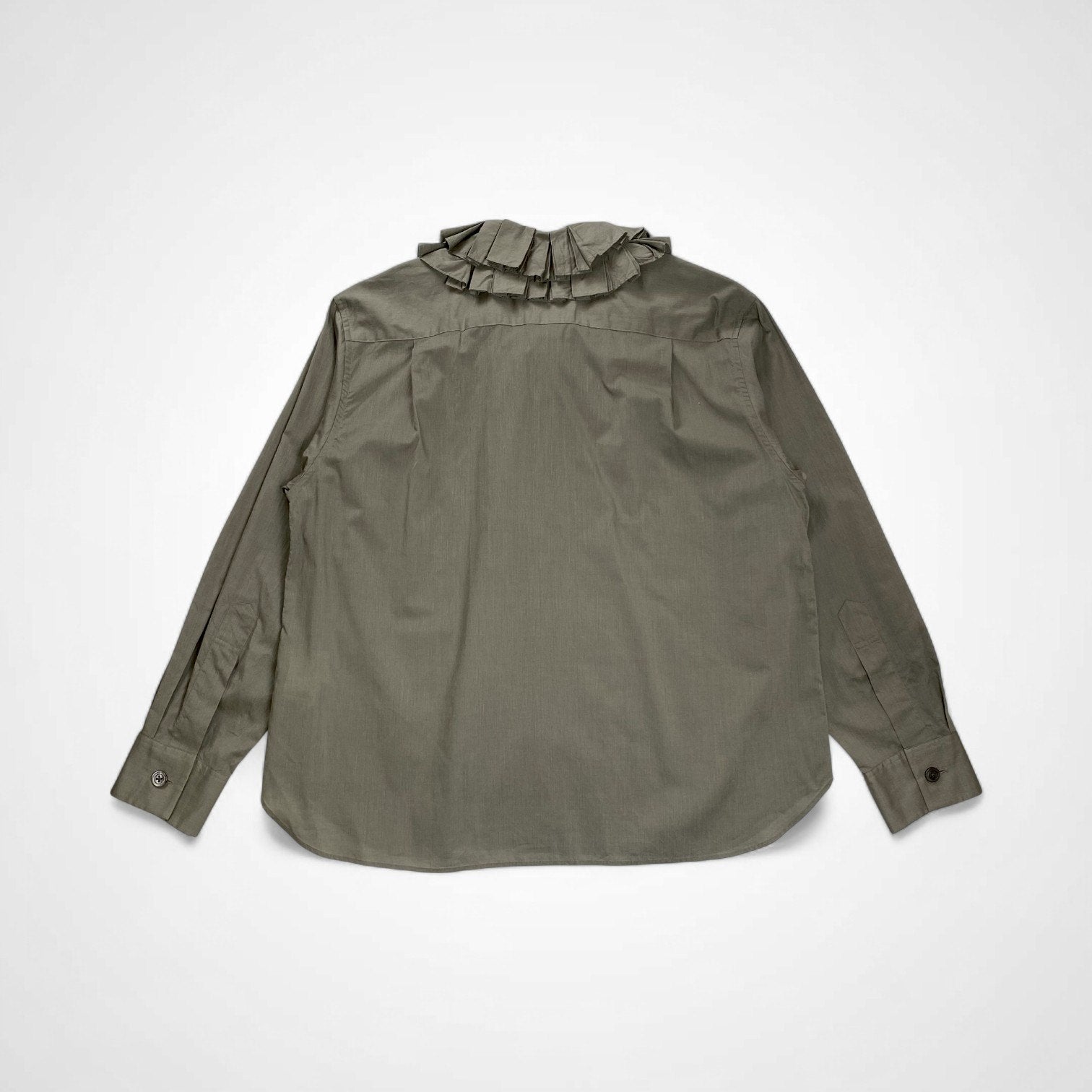 MARGALET HOWELL マーガレット ハウエル / WASED COTTON POPLIN ポプリンシャツ 24年 美品 参考定価：36,000+tax SIZE:1