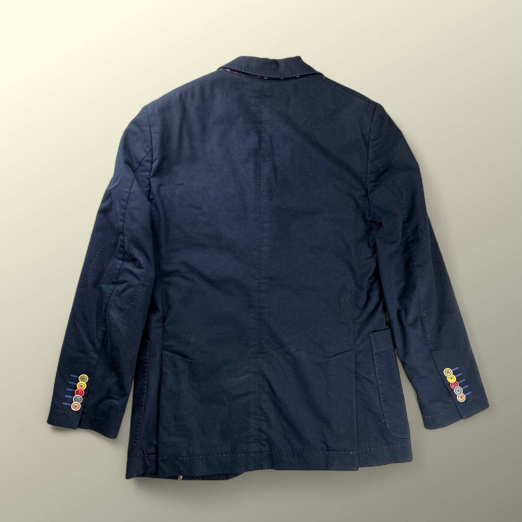 MANUEL RITZ マニュエル リッツ / ステッチ エルボーパッチ ジャケット デザイン LEON 伊勢丹取り扱い SIZE:46