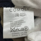 COMOLI コモリ / フェルトンベルテッドパンツ ネイビー 参考定価：36,000+tax SIZE:1