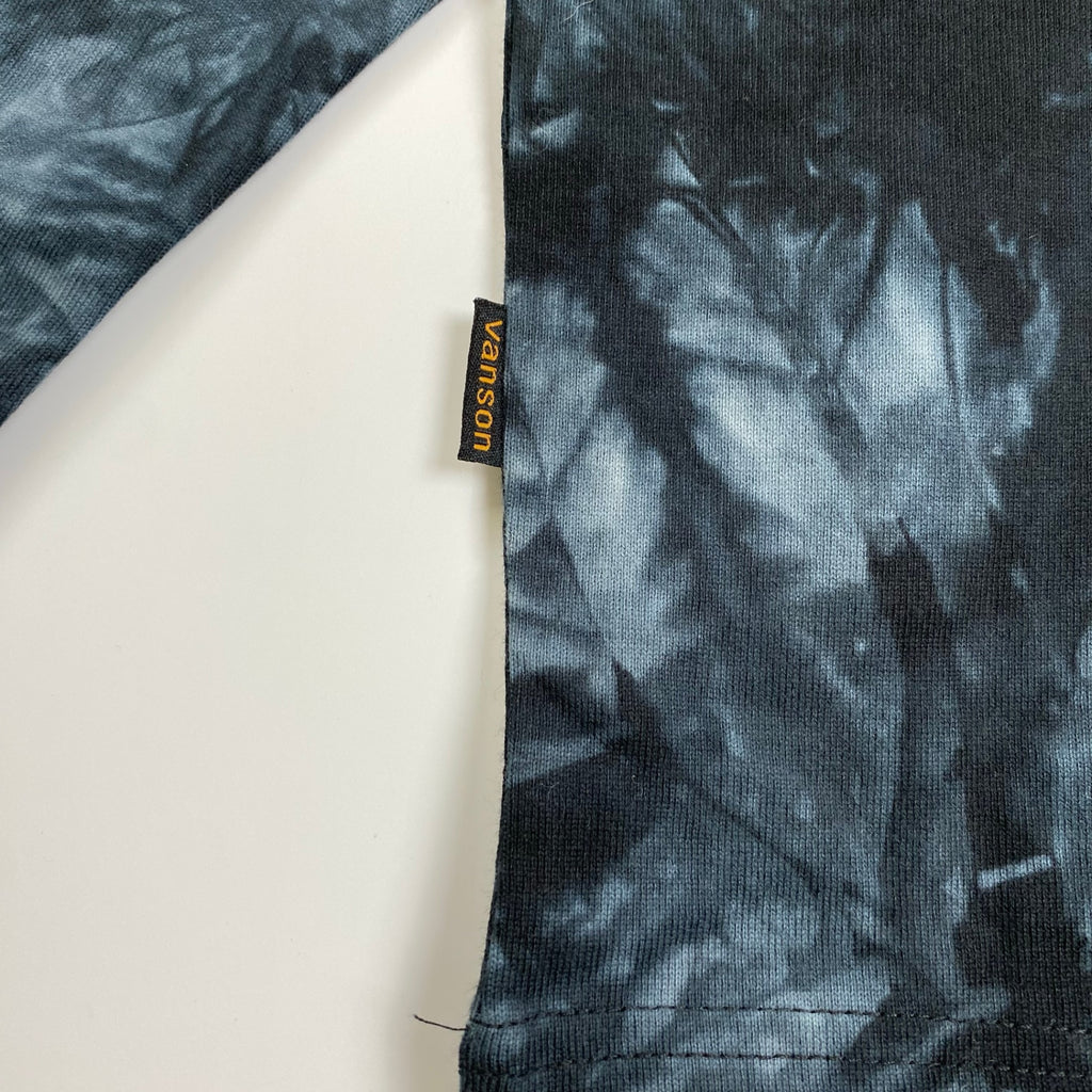 vanson × TOM&JERRY バンソン トムとジェリー / 長袖Tシャツ ワッペン デコレーション タイダイ 未使用 SIZE:XL