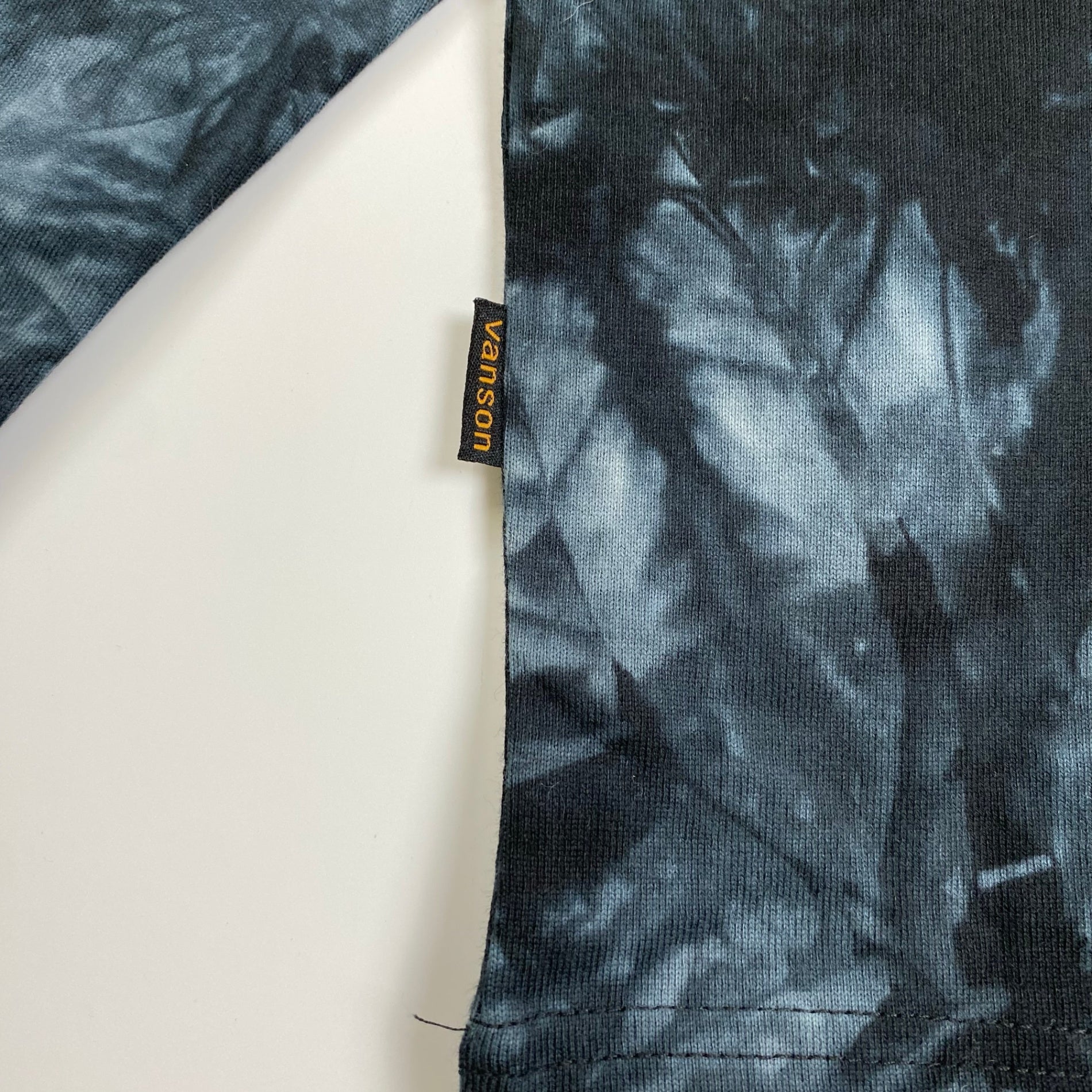 vanson × TOM&JERRY バンソン トムとジェリー / 長袖Tシャツ ワッペン デコレーション タイダイ 未使用 SIZE:XL