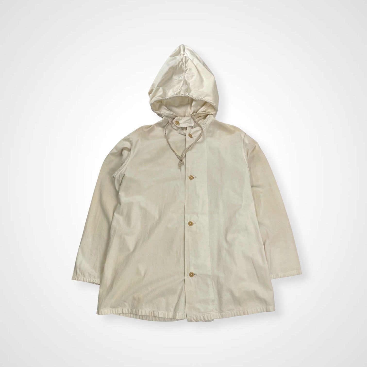 SWEDISH VINTAGE スウェーデン ヴィンテージ / 1940s M40 Snow Camo Parka スノーカモパーカー SIZE:L程度