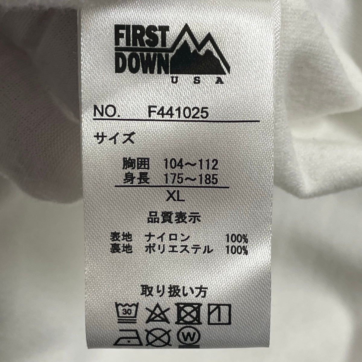 stacks bookstore × FIRST DOWN / コラボ 刺繍ロゴコーチジャケット ネイビー SIZE:XL