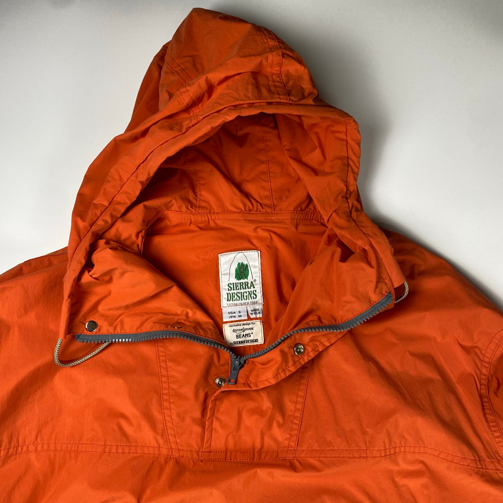 KAPTAIN SUNSHINE × SIERRA DESIGNS × BEAMS PLUS / カグールアノラックパーカー レインパーカー コラボ オレンジ 参考定価：48,000+tax SIZE:M