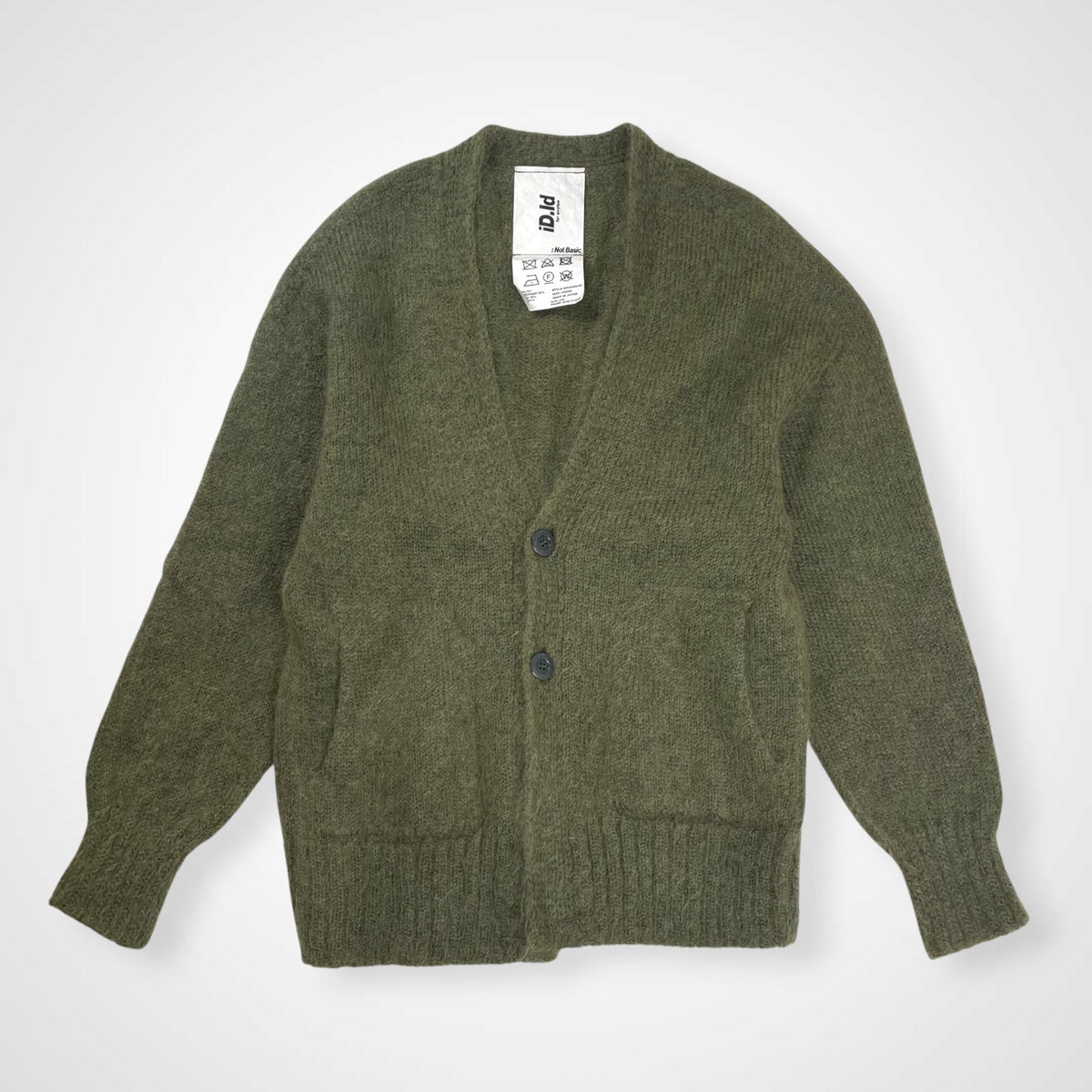 id × anytee アイディー エニティー / KID MOHAIR JUMPER (CARDIGAN 