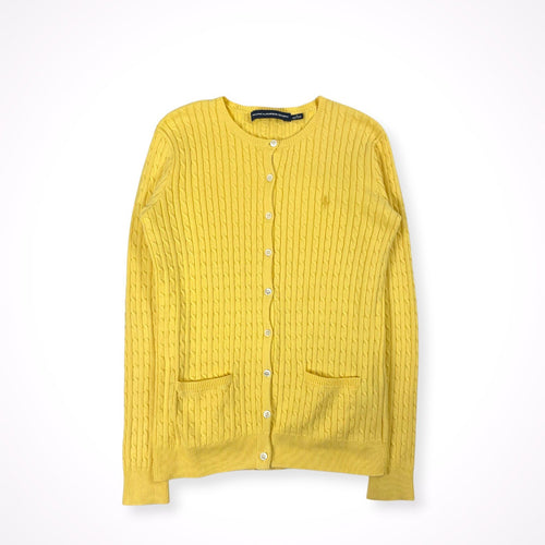 RALPH LAUREN SPORT / コットンケーブルニットカーディガン 参考定価：27,000程度 SIZE：S