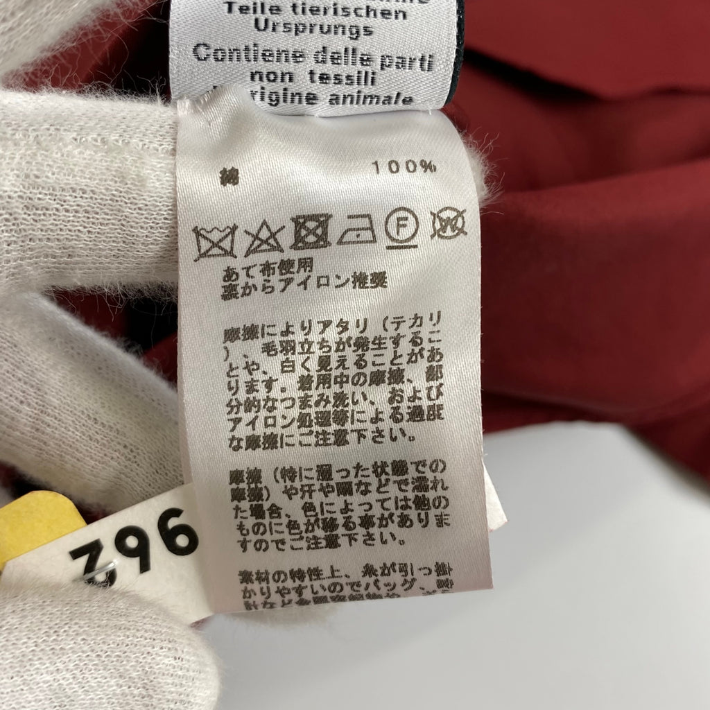 【美品】 HERMES エルメス / 半袖 ハイドボタン デザイン シャツ SIZE:40（L程度）