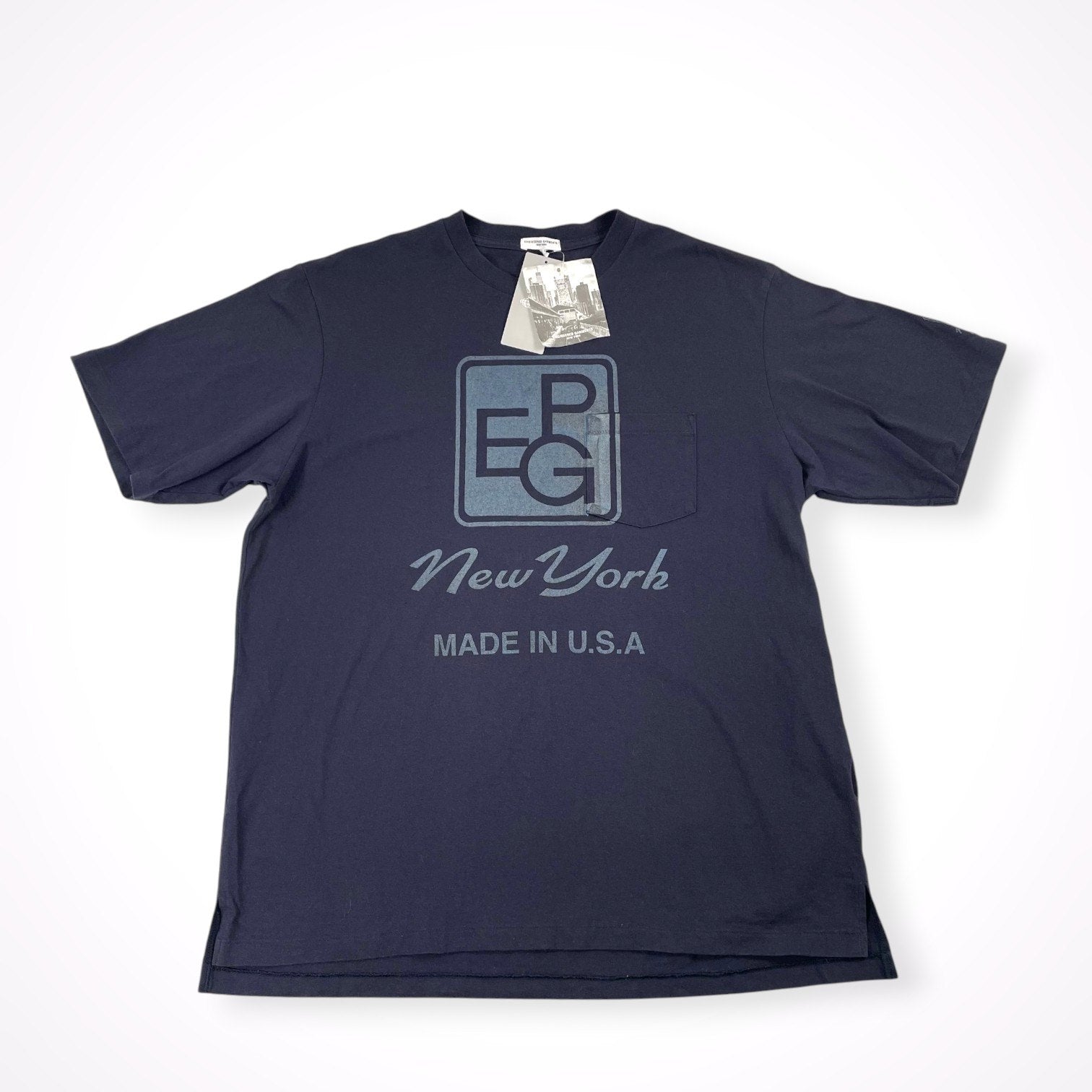 ENGINEERED GARMENTS × BEAMS PLUS / 【別注】PEG / UNIFORM CREW T-SHIRT タグ付 参考定価：13,000+tax SIZE:L程度