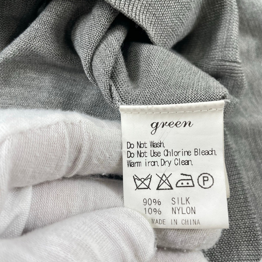 green(HYKE) / クロスシルクレーヨンニット 参考定価：25,000程度 SIZE:1