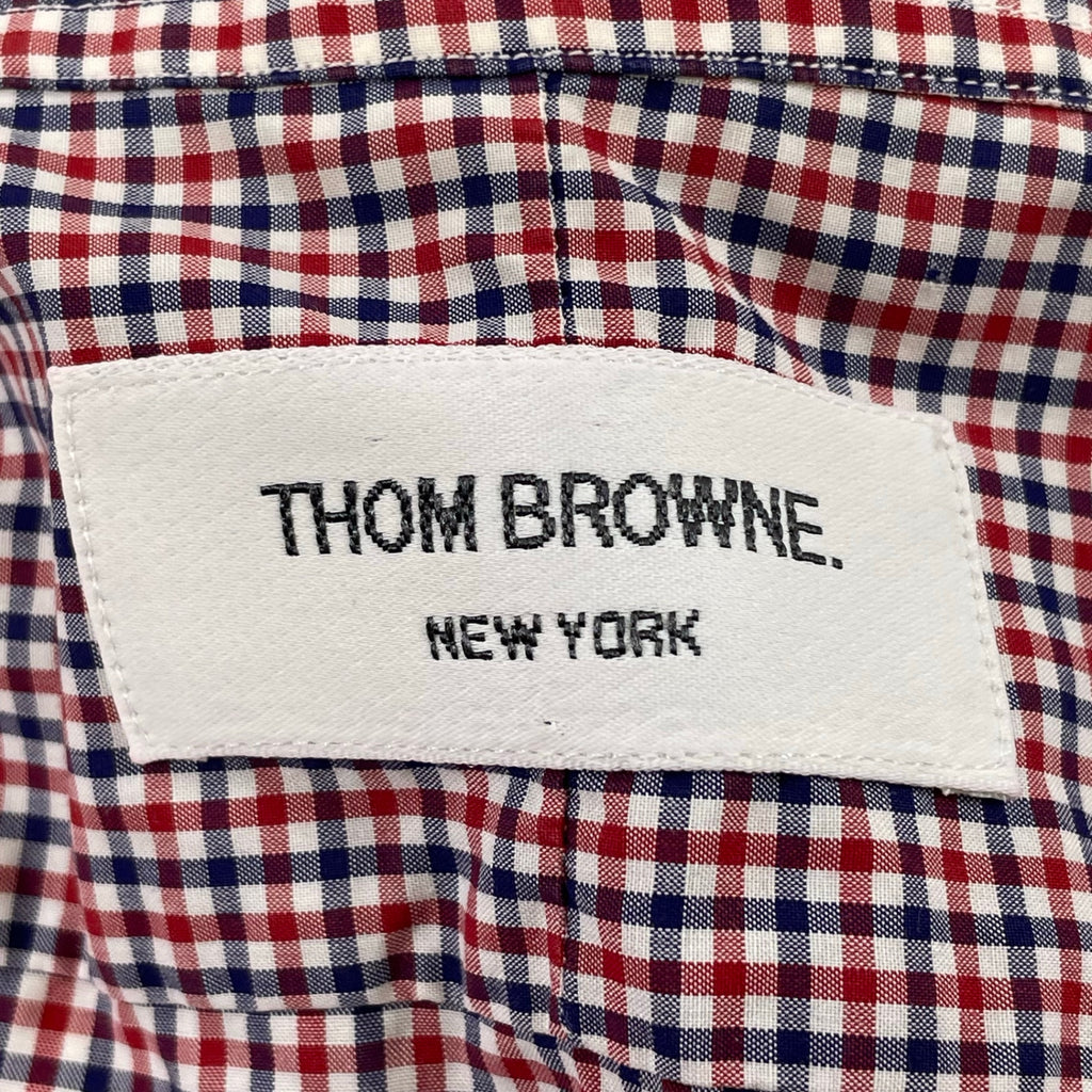 THOM BROWNE × 10 CORSO COMO COMME des GARCONS / コラボ チェック柄ボタンダウンシャツ SIZE:2