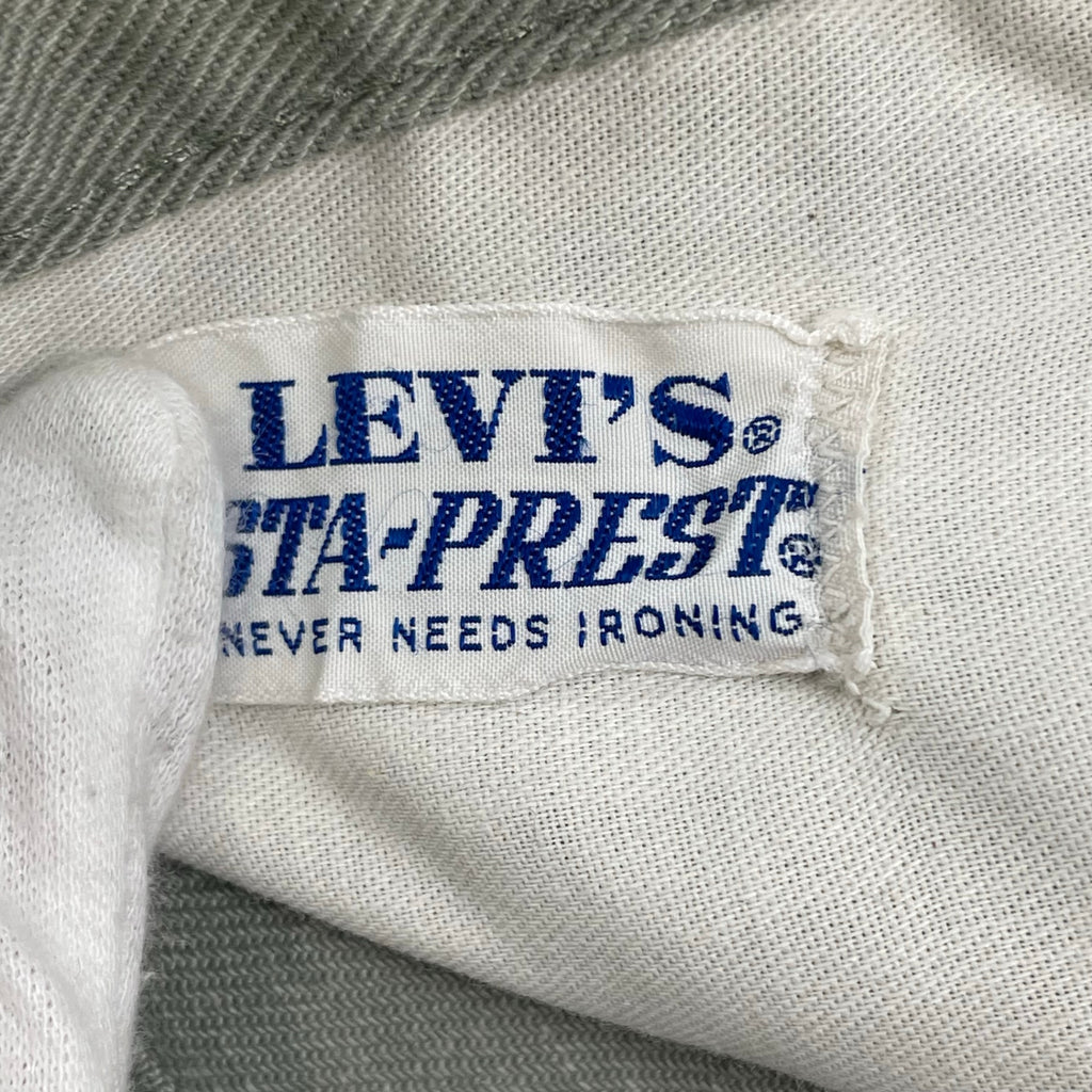 Levi's リーバイス / 黒タブBIG E スタプレスラックス 42TALON SIZE:W83cm
