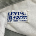Levi's リーバイス / 黒タブBIG E スタプレスラックス 42TALON SIZE:W83cm