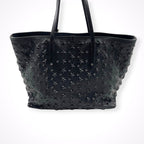 JIMMY CHOO / SASHA/M スタッズトートバッグ ブラック 参考定価：200,000程度