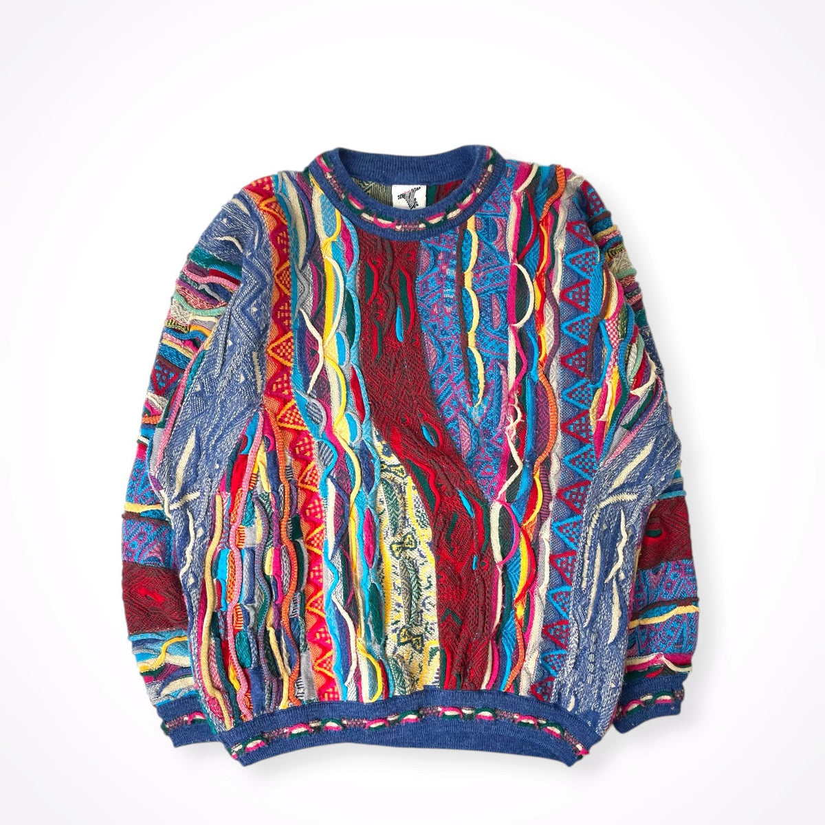 BONZO / ヴィンテージ3Dマルチニット 参考定価：60,000程度 SIZE:XL