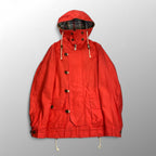 COMME des GARCONS HOMME コムデギャルソン オム / チェックライナー マウンテンパーカー レッド SIZE：XS