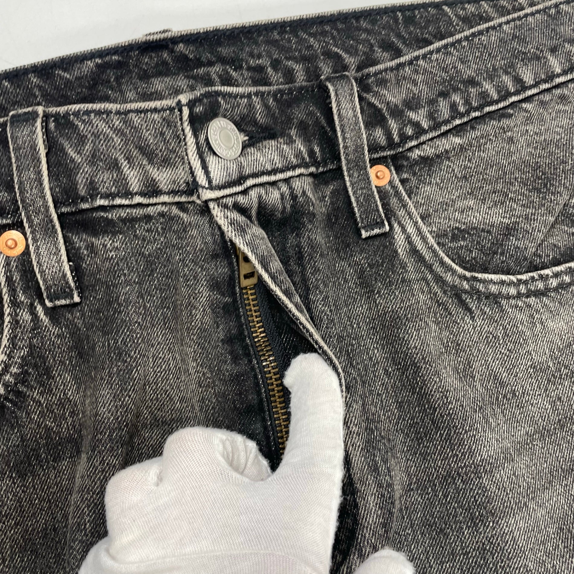 Levi's / 502ブラックデニムパンツ SIZE：W34×L32