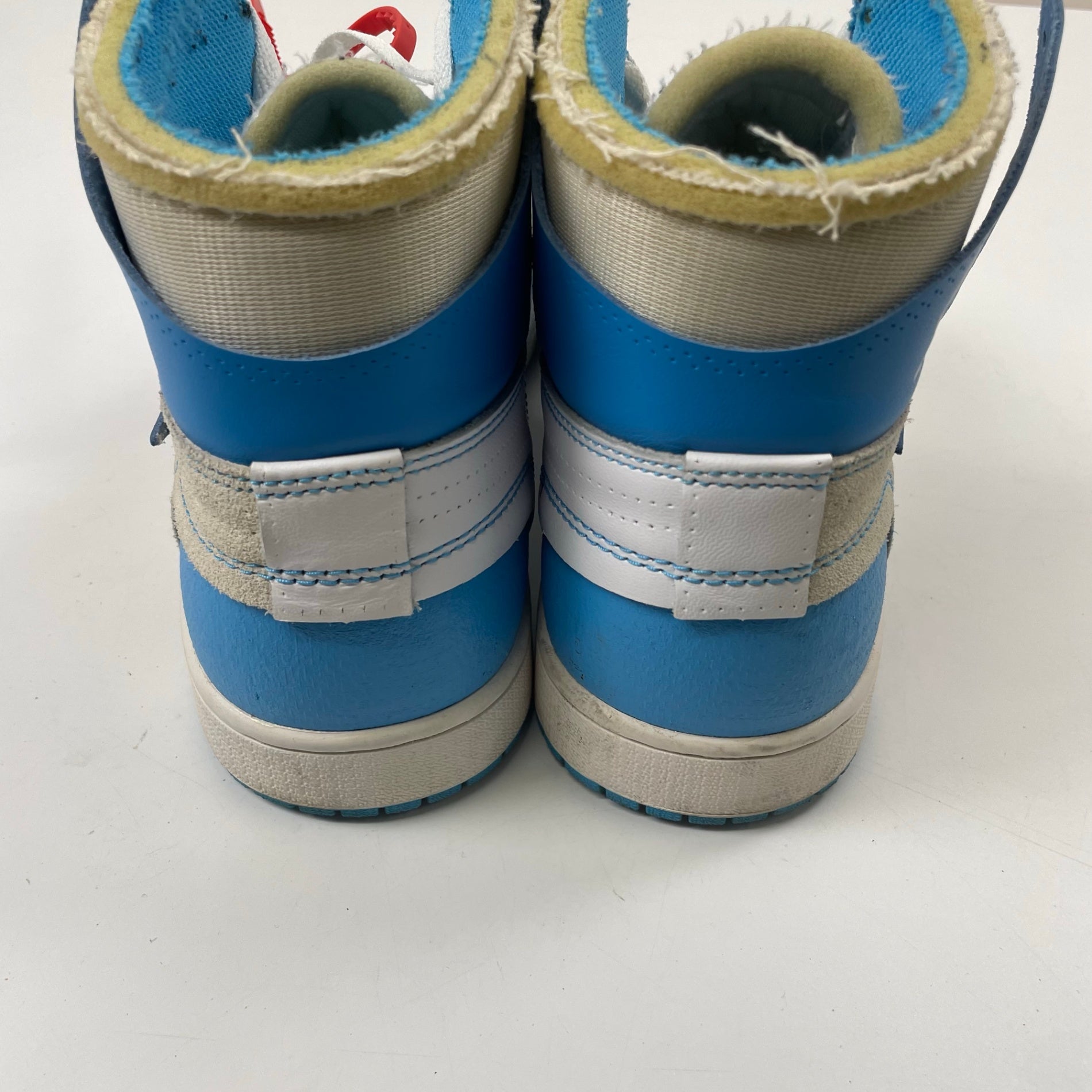 NIKE × OFF WHITE / Air Jordan 1 High UNC "White/Dark Powder Blue" 箱付 SIZE：28.5cm