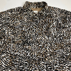 6(ROKU) BEAUTY＆YOUTH ロク ビューティー アンド ユース / ZEBRA PRINT SHIRT 参考定価：17,500+tax SIZE：38