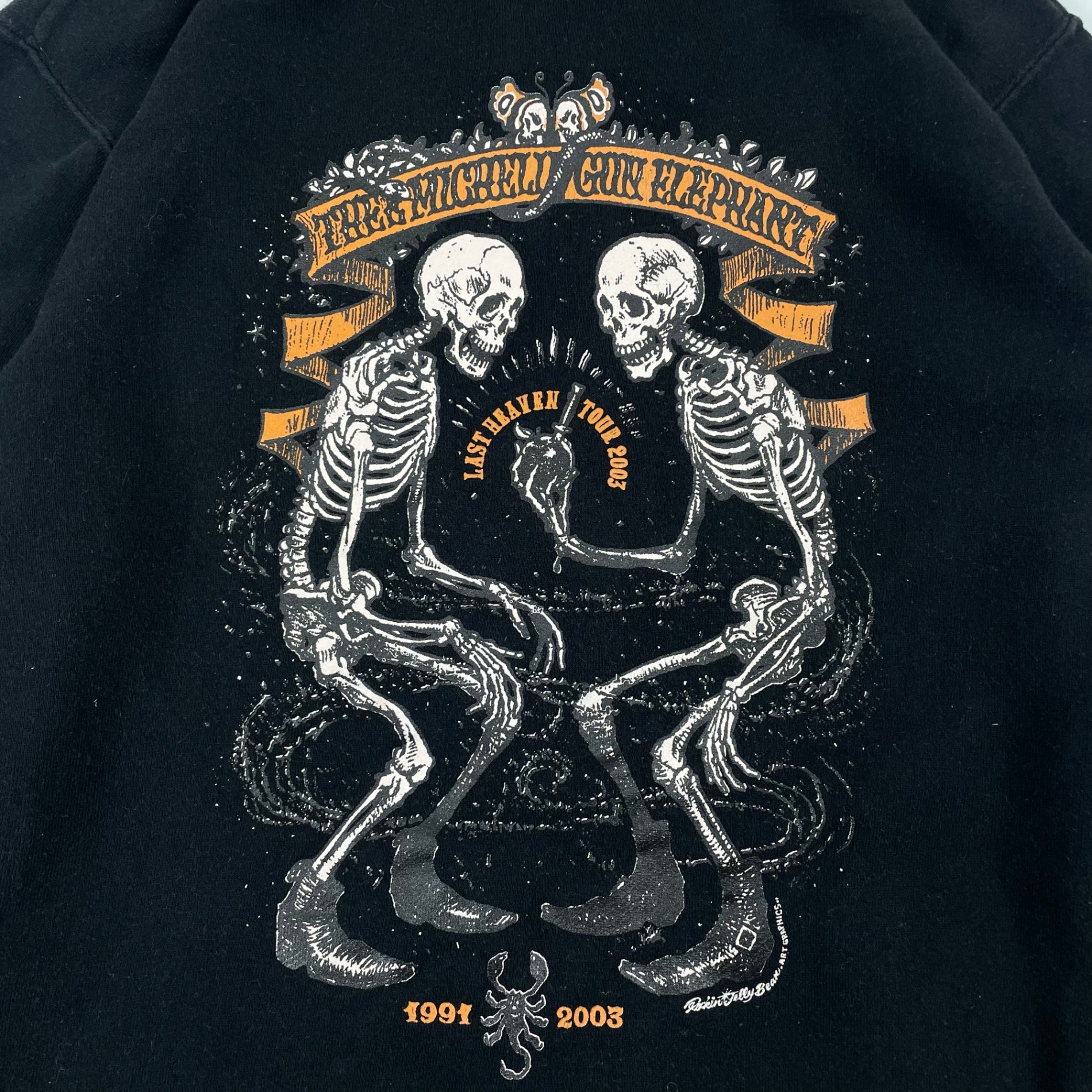 THEE MICHELLE GUN ELEPHANT / LAST HEAVEN TOUR 2003 オフィシャルパーカー SIZE:S-M程度