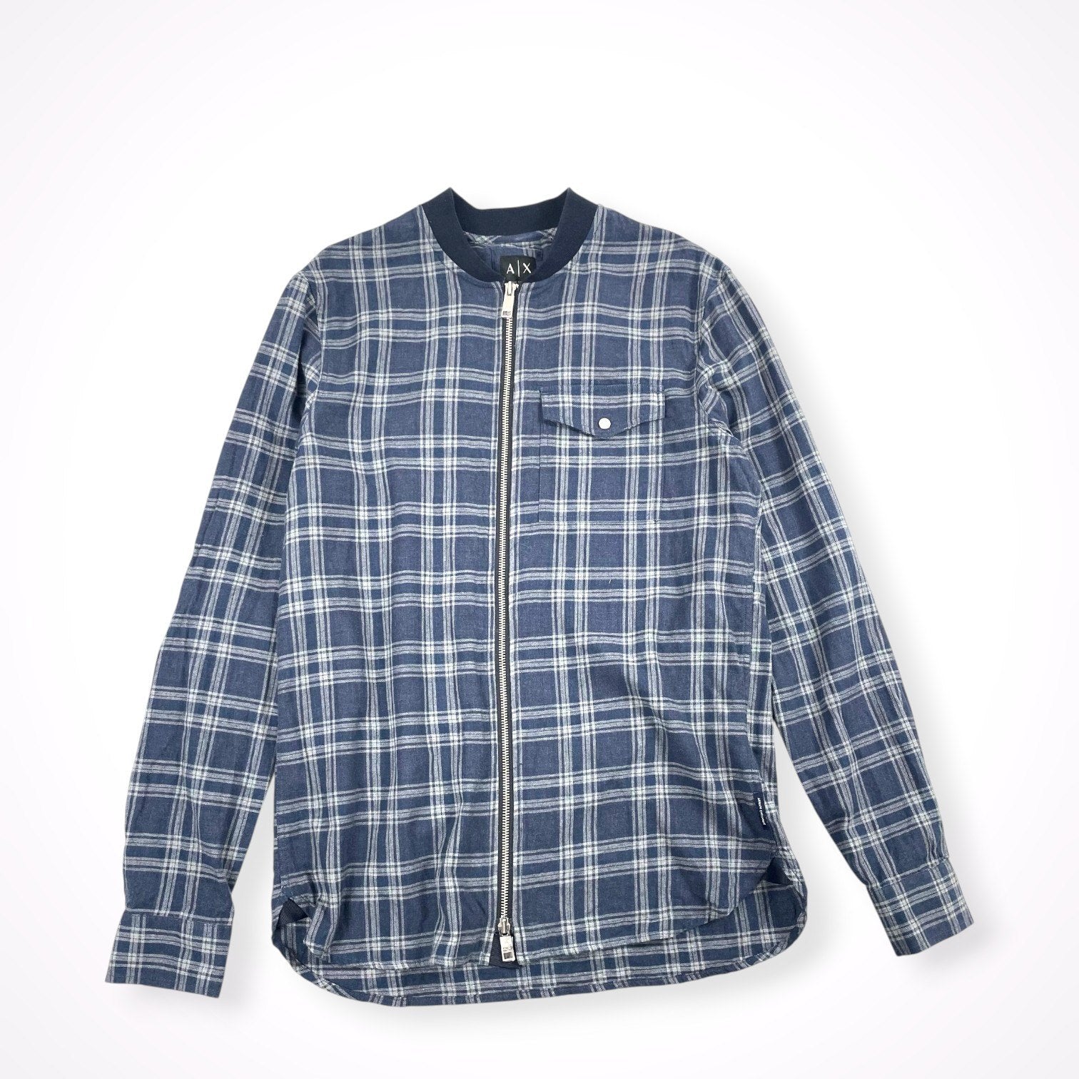 ARMANI EXCHANGE アルマーニ エクスチェンジ / ジップアップシャツジャケット SIZE:M