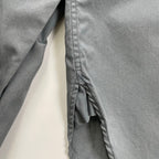 MARGARET HOWELL マーガレットハウエル / コットン ベーシックソリッドシャツ ブルーグレー 参考定価：20,000程度 SIZE：M