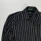 LAUREN RALPH LAUREN ローレン ラルフローレン / シルクストライプシャツ SIZE：6