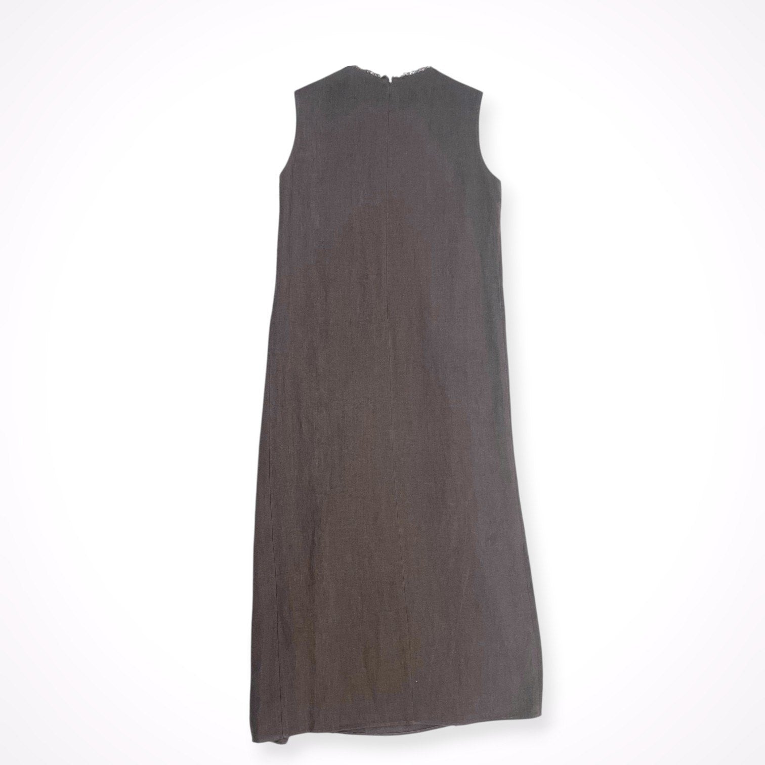 Whim Gazette / リネンノースリーブワンピース 参考定価：38,000+tax SIZE:FREE