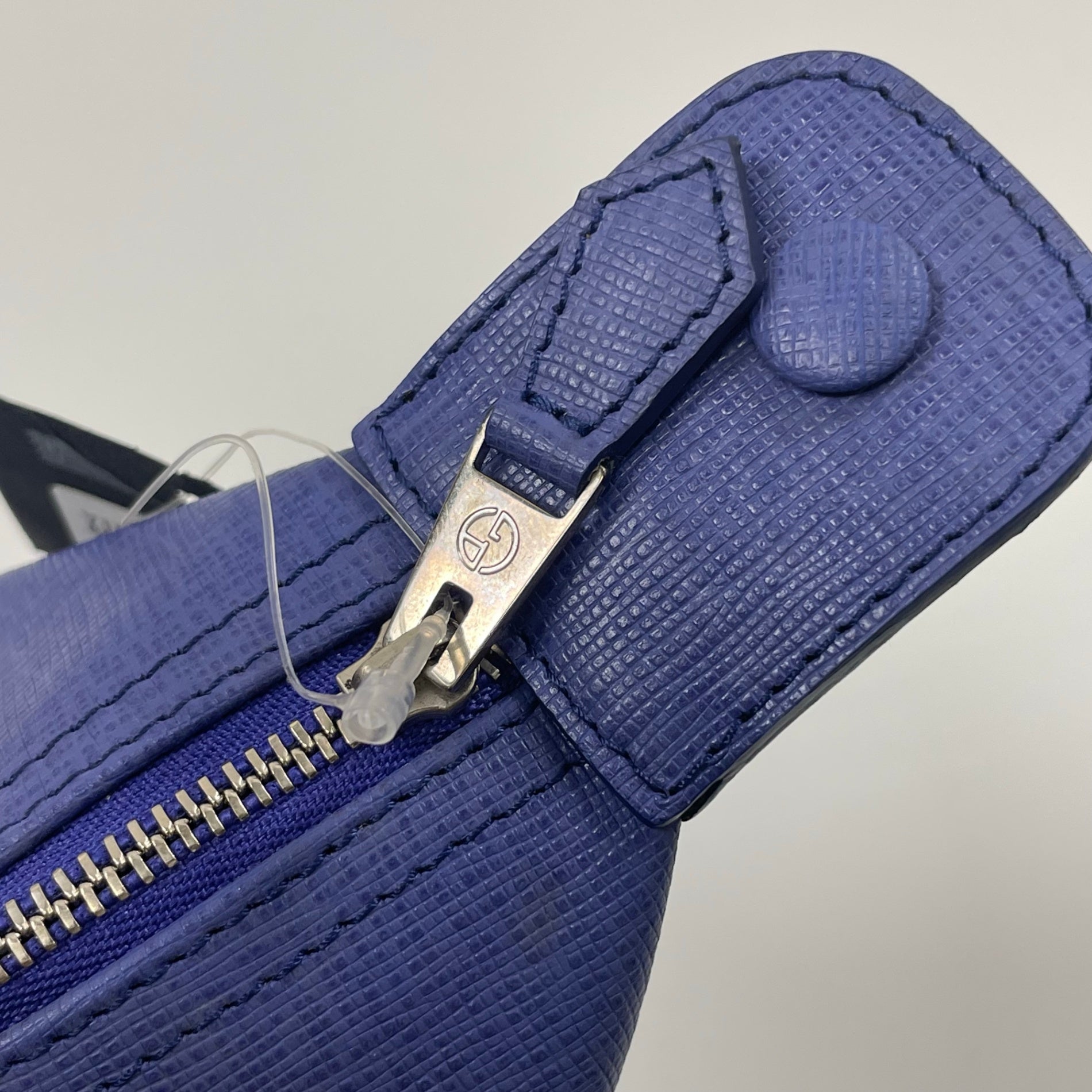 GIORGIO ARMANI ジョルジオ アルマーニ / PORTA TRUCCHI SAFFIANO トラベルポーチ タグ付 参考定価：120,000程度