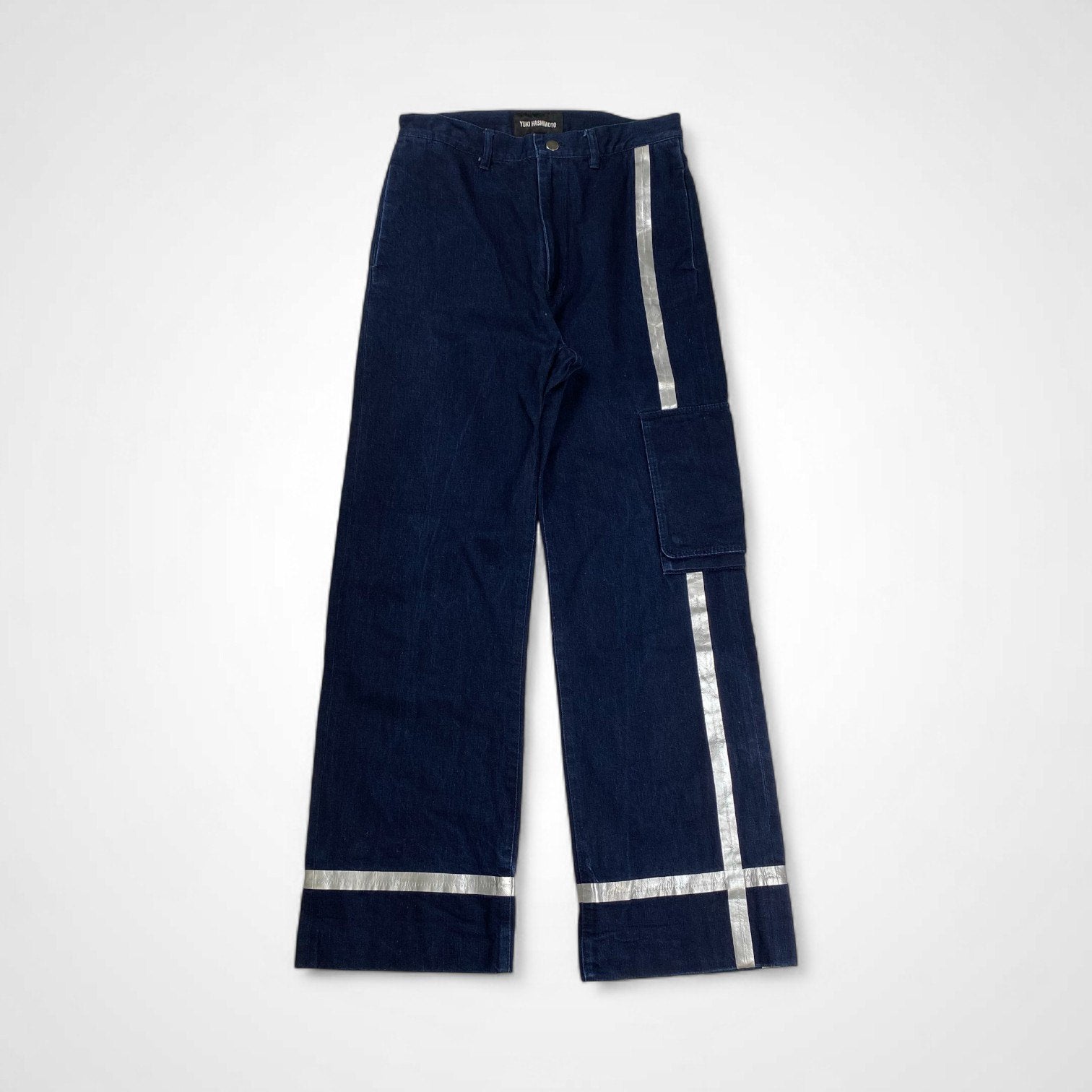 YUKI HASHIMOTO ユウキ ハシモト / SEEM TAPED DENIM ストレート デニムパンツ SIZE：46