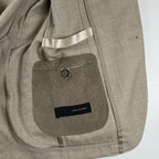 【美品】 TAGLIATORE タリアトーレ / dakar ダカール シルクMIX セットアップ スーツ ウール×シルク×リネン 参考定価：120,000+tax  SIZE:42（S程度）