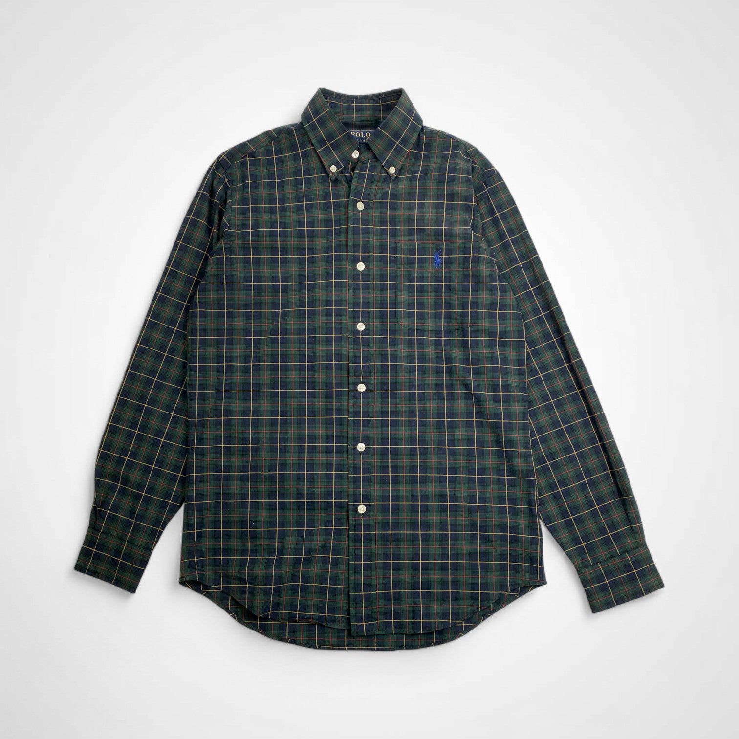 POLO RALPH LAUREN ポロ ラルフローレン / ボタンダウンシャツ ブラックウォッチ柄 SIZE:XS(S程度)